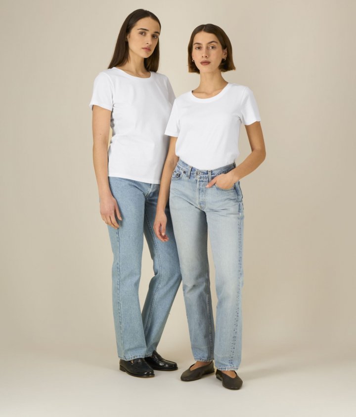 Camiseta orgánica ajustada mujer